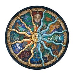 Teemant mosaiik "Zodiacal sun" 30 x 30 cm hind ja info | Teemantmaalid, teemanttikandid | kaup24.ee