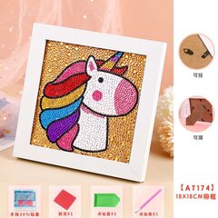 Teemant mosaiik "Unicorn" 15 x 15 cm hind ja info | Teemantmaalid, teemanttikandid | kaup24.ee