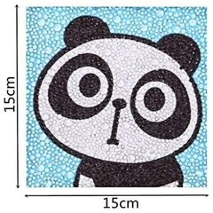 Teemant mosaiik "Surprised panda" 15 x 15cm hind ja info | Teemantmaalid, teemanttikandid | kaup24.ee