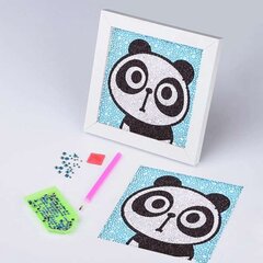 Алмазная мозаика "Surprised panda" 15х15см цена и информация | Алмазная мозаика | kaup24.ee