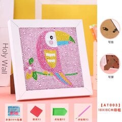 Teemant mosaiik "Toucan" 15 x 15 cm hind ja info | Teemantmaalid, teemanttikandid | kaup24.ee