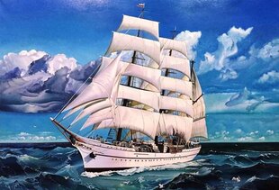 Алмазная мозаика "Brigantine on the waves" 30х40см цена и информация | Алмазная мозаика | kaup24.ee