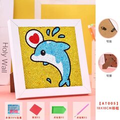 Teemant mosaiik "Dolphin" 15 x 15 cm hind ja info | Teemantmaalid, teemanttikandid | kaup24.ee