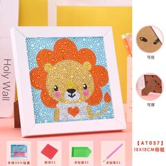 Teemant mosaiik "Lion" 15 x 15 cm hind ja info | Teemantmaalid, teemanttikandid | kaup24.ee