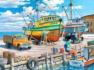 Алмазная мозаика "Fisherman's panting" 30х40см цена и информация | Алмазная мозаика | kaup24.ee