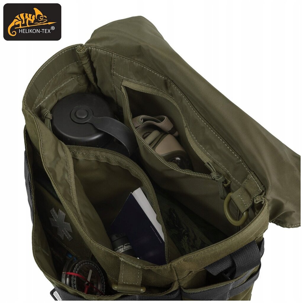 Õlakott, HELIKON- TEX, BUSHCRAFT HAVERSACK, Olive Green / must, 8 l hind ja info | Spordikotid, seljakotid | kaup24.ee