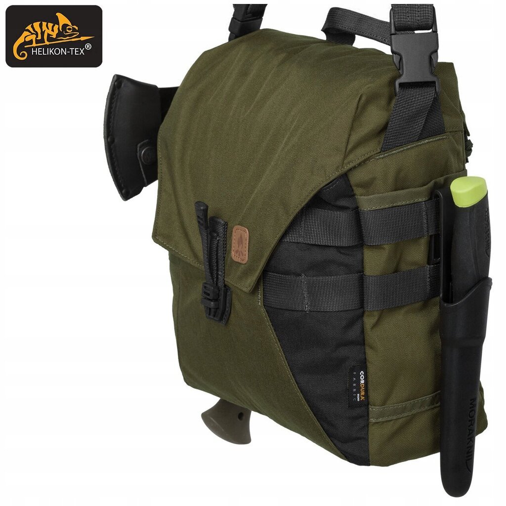 Õlakott, HELIKON- TEX, BUSHCRAFT HAVERSACK, Olive Green / must, 8 l hind ja info | Spordikotid, seljakotid | kaup24.ee