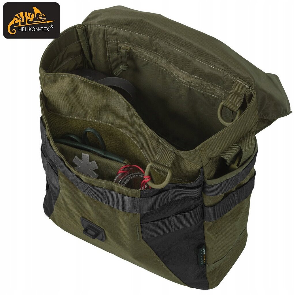 Õlakott, HELIKON- TEX, BUSHCRAFT HAVERSACK, Olive Green / must, 8 l hind ja info | Spordikotid, seljakotid | kaup24.ee