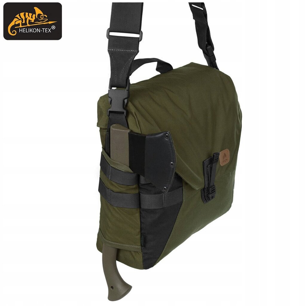 Õlakott, HELIKON- TEX, BUSHCRAFT HAVERSACK, Olive Green / must, 8 l hind ja info | Spordikotid, seljakotid | kaup24.ee