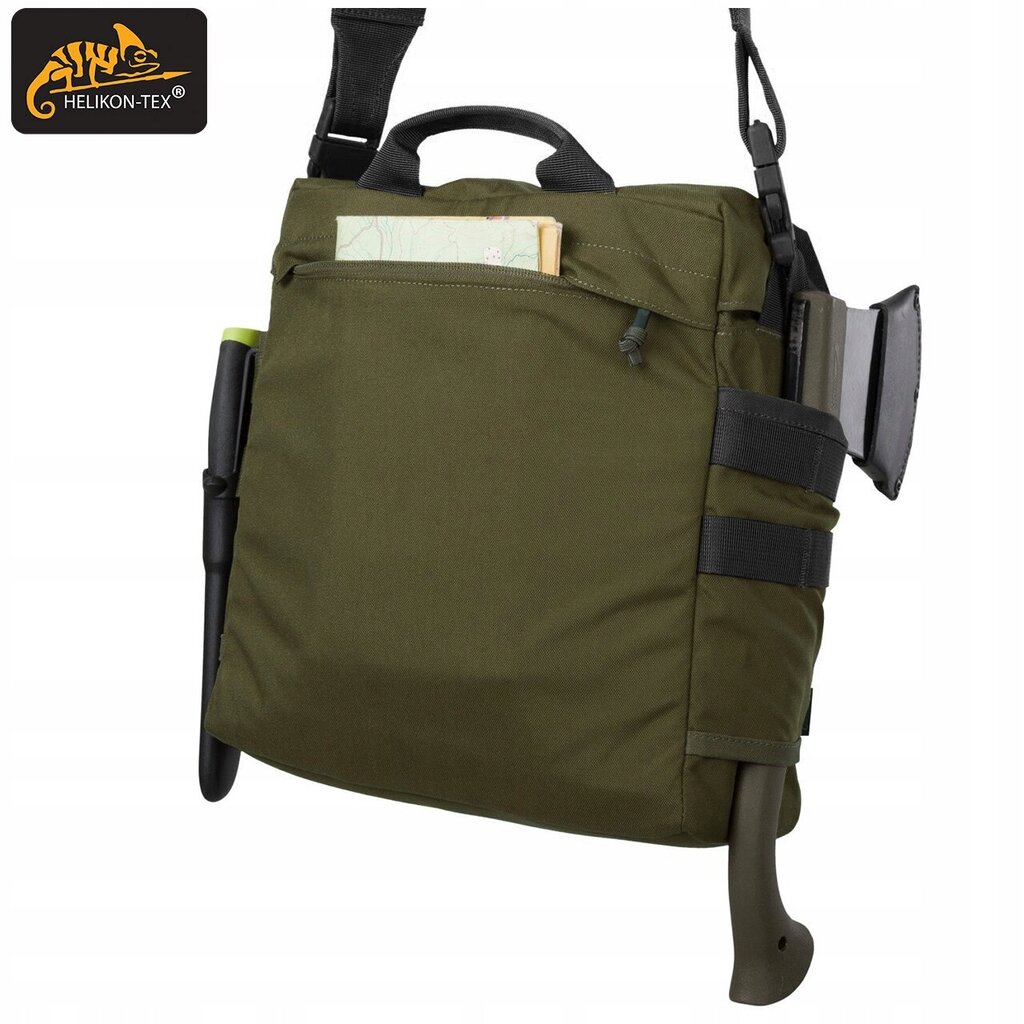 Õlakott, HELIKON- TEX, BUSHCRAFT HAVERSACK, Olive Green / must, 8 l hind ja info | Spordikotid, seljakotid | kaup24.ee