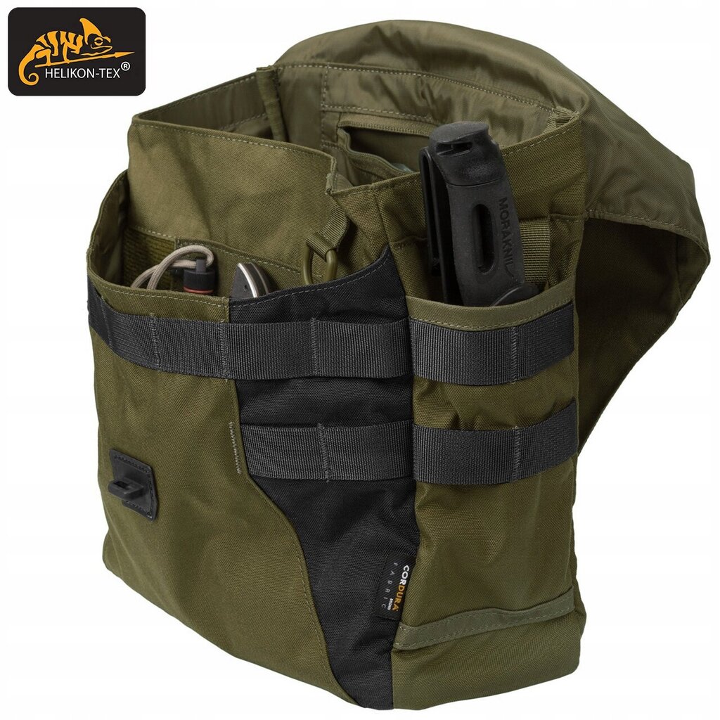 Õlakott, HELIKON- TEX, BUSHCRAFT HAVERSACK, Olive Green / must, 8 l hind ja info | Spordikotid, seljakotid | kaup24.ee