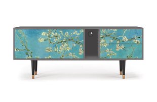 Тумба под ТВ T1 Almond Blossom By Van Gogh L 170 cm, серый цена и информация | Комоды | kaup24.ee