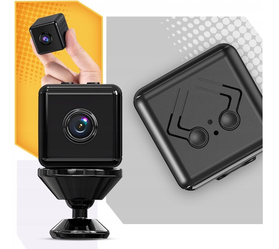 Mini Spy Camera Small WIFI 4K + Bracket Lewer цена и информация | Valvekaamerad | kaup24.ee