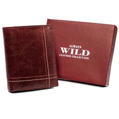 Мужской бумажник из натуральной кожи Always Wild цена и информация | Мужские кошельки | kaup24.ee