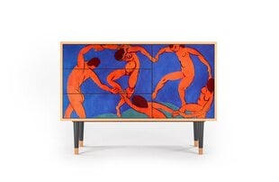 Комод S3 The Dance By Henri Matisse L 115 cm, орех цена и информация | Комоды | kaup24.ee