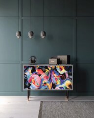 Комод BS4 Kandinsky L 115 cm, серый цена и информация | Комоды | kaup24.ee