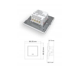 WIFI LED ДВОЙНОЙ ВЫКЛЮЧАТЕЛЬ СВЕТА цена и информация | Выключатели, розетки | kaup24.ee