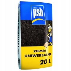 Universaalne aiamuld PSB 20L hind ja info | Muld, turvas, kompost | kaup24.ee