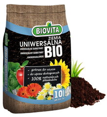 Universaalne muld taimede lilledele BIO natural 10L цена и информация | Грунт, торф, компост | kaup24.ee