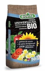 Universaalne lillemuld BIO natural 50L цена и информация | Грунт, торф, компост | kaup24.ee