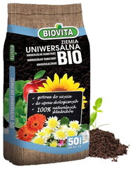 Universaalne lillemuld BIO natural 50L цена и информация | Грунт, торф, компост | kaup24.ee