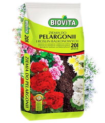 Muld geraaniumidele ja rõdutaimedele 20L цена и информация | Грунт, торф, компост | kaup24.ee