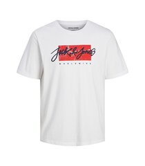 Jack & Jones детская футболка 12259391*03, белый 5715606111283 цена и информация | Женские футболки | kaup24.ee