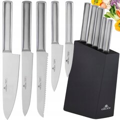 Набор ножей в блоке Gerlach Ambiente Silver 5 шт. цена и информация | Ножи и аксессуары для них | kaup24.ee