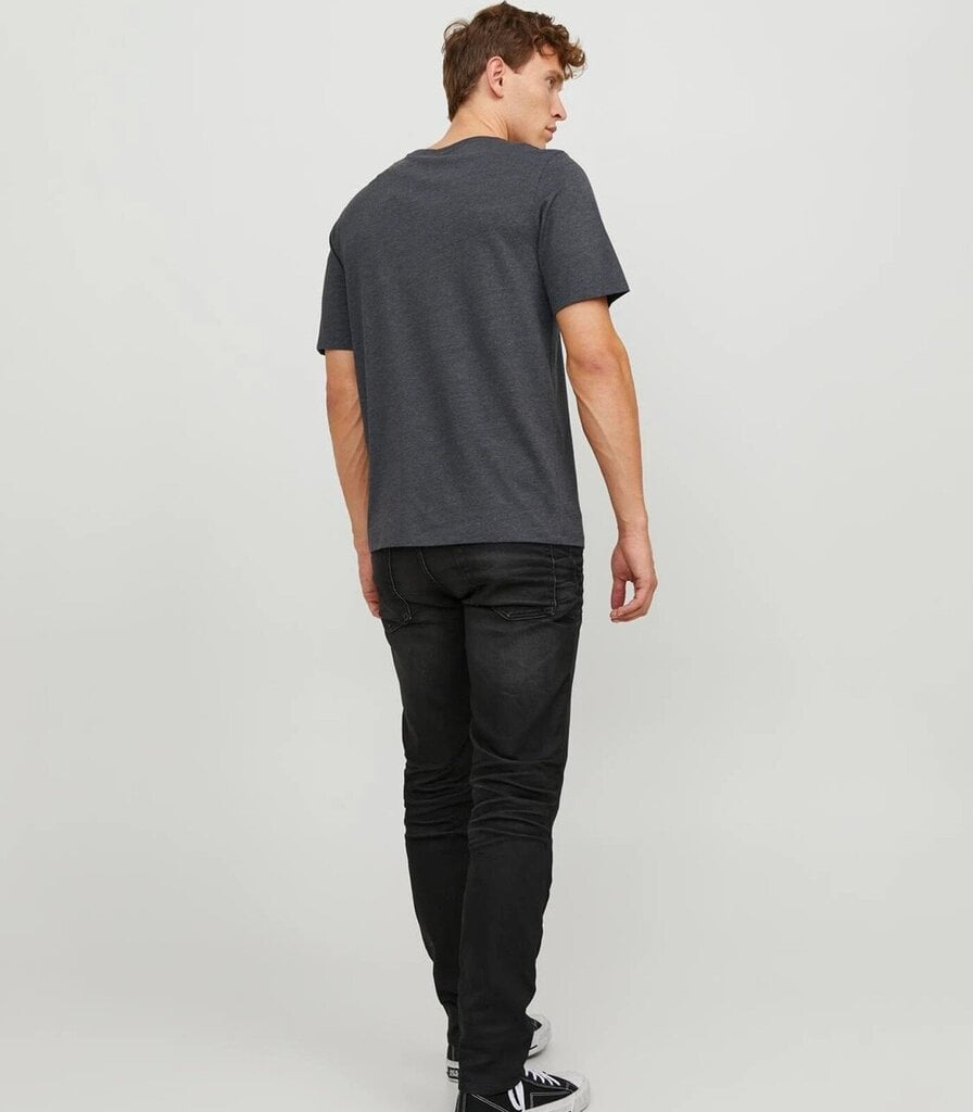 Jack & Jones meeste T-särk 12245087*02, tumehall 5715427284890 цена и информация | Meeste T-särgid | kaup24.ee