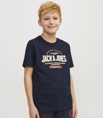 Jack & Jones детская футболка 12258876*01, тёмно-синий 5715603774658 цена и информация | Женские футболки | kaup24.ee