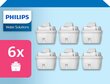 Philips Water Solutions 6 tk (Ühildub Brita) цена и информация | Filterkannud ja filtrid | kaup24.ee