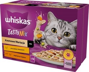 Whiskas Tasty Mix märgtoit kassidele, 12x85g hind ja info | Konservid kassidele | kaup24.ee