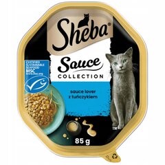 Sheba Sauce Collection märgtoit kassidele tuunikalaga, 85g x 22 цена и информация | Кошачьи консервы | kaup24.ee