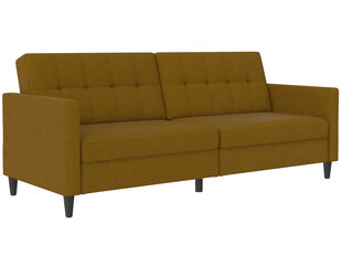 Двухместный диван-кровать Dorel Home Hartford, коричневый цена и информация | Диваны | kaup24.ee