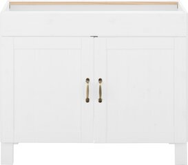 Кухонный шкаф с раковиной Notio Living Dalby, белый цена и информация | Кухонные шкафчики | kaup24.ee