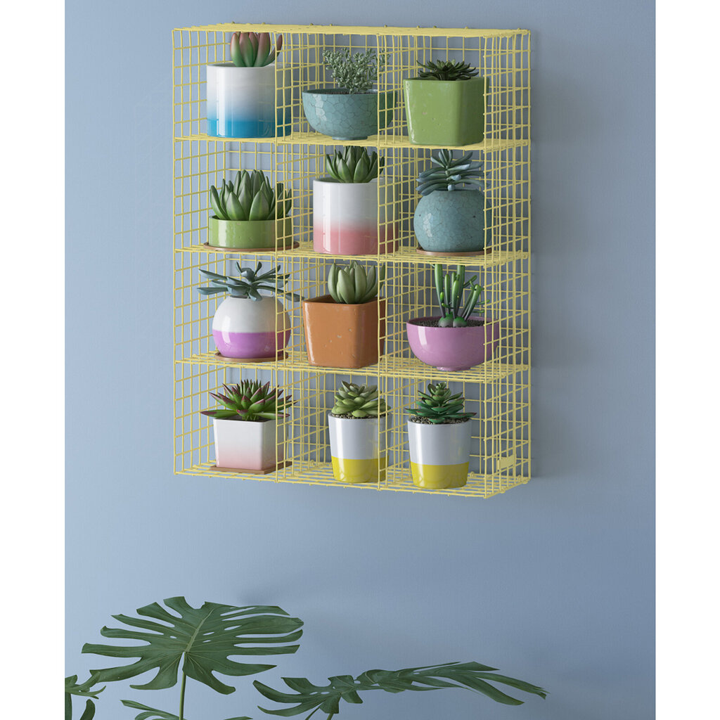 Riiul Notio Living Cup Rack, smėlio hind ja info | Riiulid | kaup24.ee