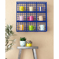 Riiul Notio Living Cup Rack, sinine hind ja info | Riiulid | kaup24.ee