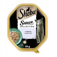 Sheba Sauce Collection märgtoit kassidele veiselihaga, 22 x 85g hind ja info | Konservid kassidele | kaup24.ee