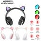 Riff P39M Bluetooth-peakomplekt mikrofoniga + Led Cat Ears Black hind ja info | Kõrvaklapid | kaup24.ee