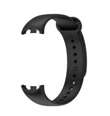 Riff silikoonrihm Xiaomi Mi Band seeriale 3/4/5/6/7, must hind ja info | Nutikellade ja nutivõrude tarvikud | kaup24.ee