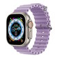 Riff silikoonrihm Ocean Apple iWatch seeriale 38 / 40 / 41 mm, Helelilla цена и информация | Nutikellade ja nutivõrude tarvikud | kaup24.ee