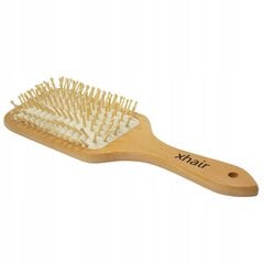 Juuksehari Xhair Paddle Brush puidust цена и информация | Расчески, щетки для волос, ножницы | kaup24.ee