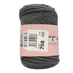 YarnArt Macrame Cord 3mm- 758- graphite цена и информация | Принадлежности для вязания | kaup24.ee