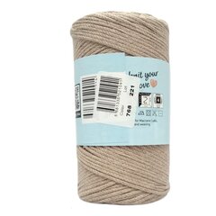 YarnArt Macrame Cotton- 768- бежевый цена и информация | Принадлежности для вязания | kaup24.ee