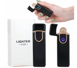 Плазменная зажигалка Xtech electric touch USB, черная цена и информация | Зажигалки и аксессуары | kaup24.ee