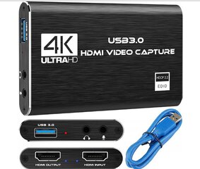 USB 3.0 HDMI video vastuvõtja hind ja info | TV vastuvõtjad, FM, videokaardid | kaup24.ee