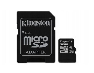 Micro-SDHC mälukaart, 32GB hind ja info | Mobiiltelefonide mälukaardid | kaup24.ee