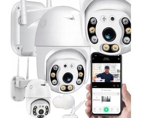 Умная вращающаяся камера наблюдения WIFI FULL HD 2MP 1080p, IP66 цена и информация | Камеры видеонаблюдения | kaup24.ee