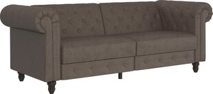 Двухместный диван-кровать Dorel Home Felix, коричневый цена и информация | Диваны | kaup24.ee