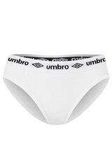 Naiste aluspüksid UMBRO  UMUL0031, puuvillased, valged, 4 tk. hind ja info | Naiste aluspüksid | kaup24.ee